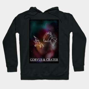 Constellation of the Raven and the Cup Hoodie